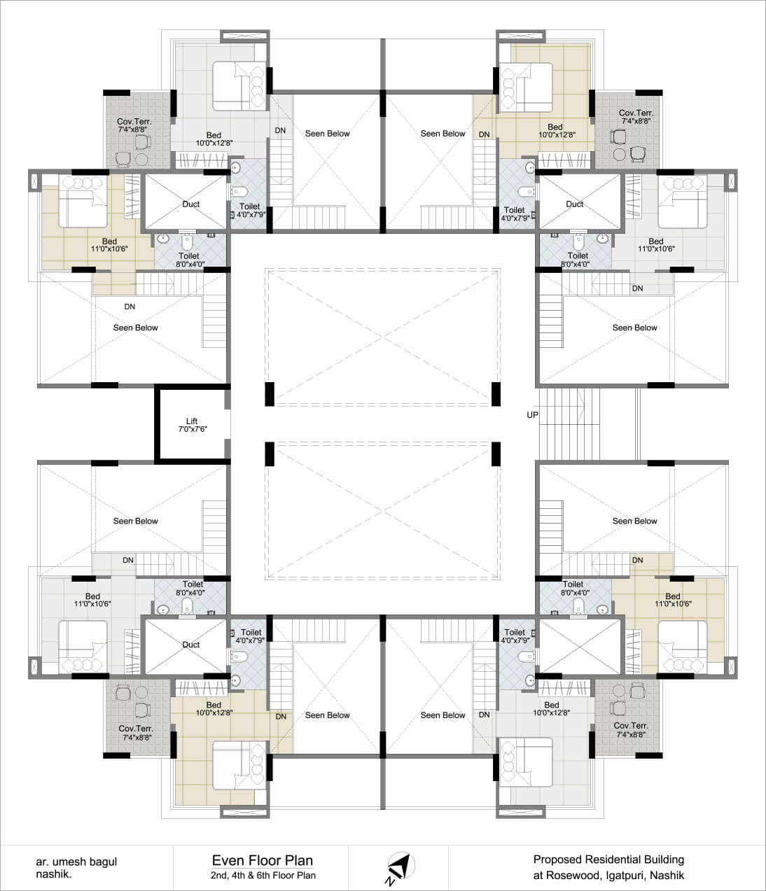 Sky Villa — Even Units