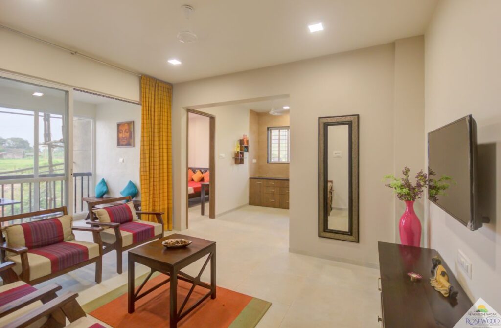 Rosewood Luxury Apartments in Igatpuri Living Area