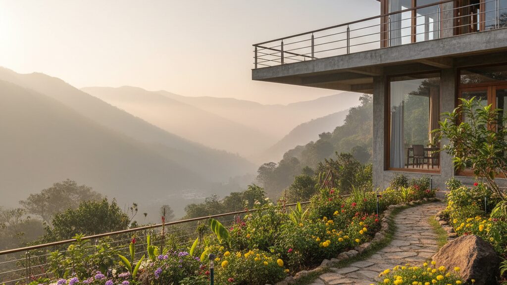Gated community villas and nature trail near Igatpuri