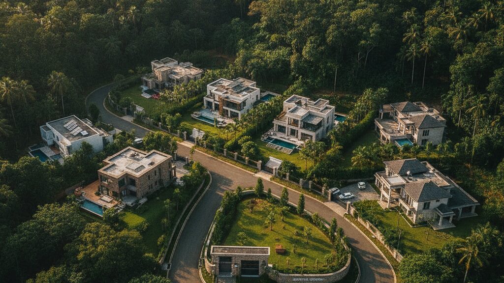 Nri second home igatpuri photorealistic overhead