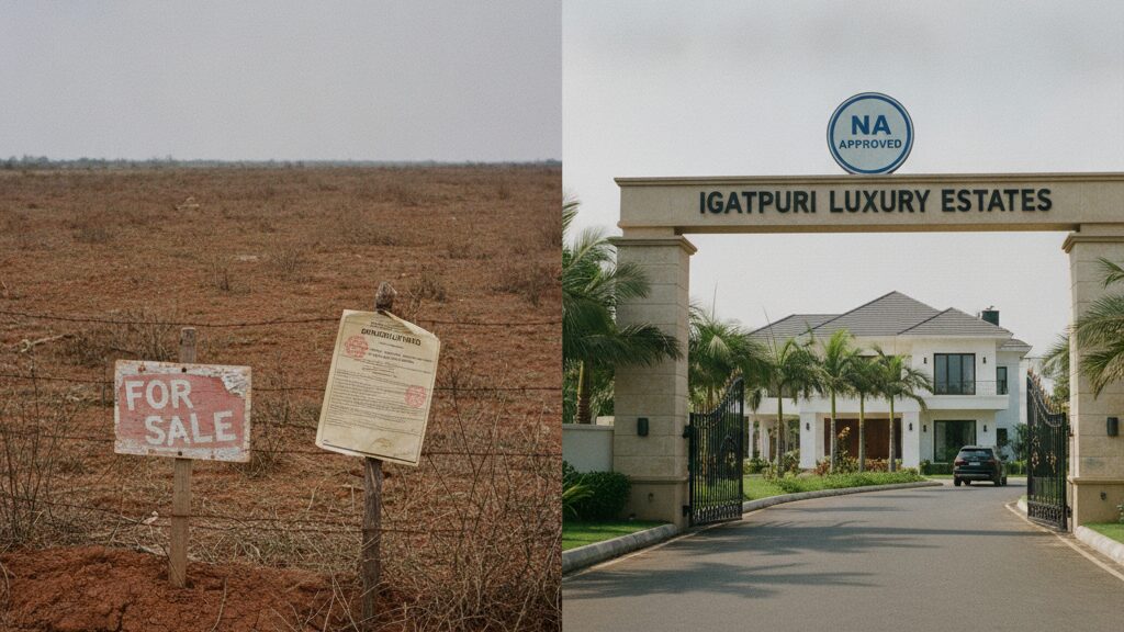 Gram Panchayat Land vs NA Plot in Igatpuri: The Difference That Costs Buyers Lakhs